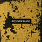 Paint swatch Rye over Black, aged and distressed.