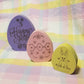 Custom Chunky Wood Easter Eggs - set of 3 - Laser Engraved