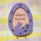 Happy Easter Egg with LED lights