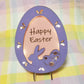 Happy Easter Egg with LED lights