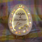 Custom Engraved  Easter Egg with LED lights