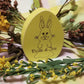 Custom Chunky Wood Easter Eggs - set of 3 - Laser Engraved